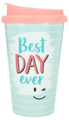 Depesche To-Go-Becher Mit Spruch "Best DAY Ever"