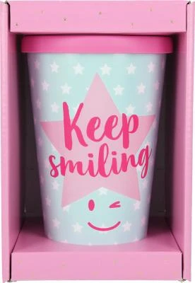 Depesche To-Go-Becher Mit Spruch "Keep Smiling" 4 Depesche To-Go-Becher Mit Spruch "Keep Smiling" – Bild 2