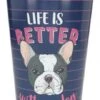 Depesche To-Go-Becher Mit Spruch "Life Is Better With A Dog"