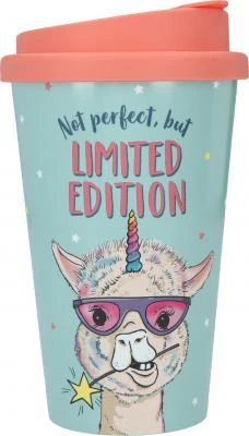 Depesche To-Go-Becher Mit Spruch "Not Perfect, But Limited Edition"