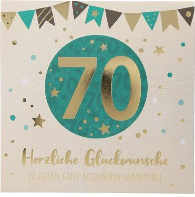 Depesche Pop-up-Musikkarte “70 Herzliche Glückwünsche” Mit Licht-Effekt 3 Depesche Pop-up-Musikkarte “70 Herzliche Glückwünsche” Mit Licht-Effekt