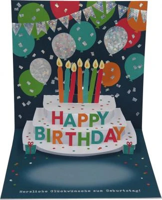 Depesche Pop-up-Musikkarte “It’s Party Time” Mit Licht-Effekt 4 Depesche Pop-up-Musikkarte “It’s Party Time” Mit Licht-Effekt – Bild 2