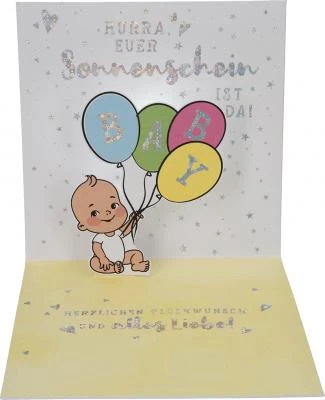 Depesche Pop-up-Musikkarte “Gut Gelandet” Mit Licht-Effekt 4 Depesche Pop-up-Musikkarte “Gut Gelandet” Mit Licht-Effekt – Bild 2