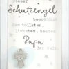 Depesche Mini-Bilderrahmen Mit Schriftzug “Dieser Schutzengel Beschützt Den Tollsten, Liebsten Und Besten Papa Der Welt.”