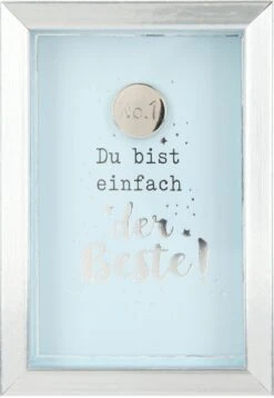 Depesche Mini-Bilderrahmen Mit Schriftzug “Du Bist Einfach Der Beste!”