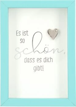 Depesche Mini-Bilderrahmen Mit Schriftzug “Es Ist Schön, Dass Es Dich Gibt!”