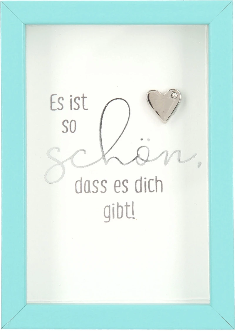 Depesche Mini-Bilderrahmen Mit Schriftzug “Es Ist Schön, Dass Es Dich Gibt!” 3 Depesche Mini-Bilderrahmen Mit Schriftzug “Es Ist Schön, Dass Es Dich Gibt!”