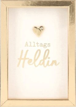 Depesche Mini-Bilderrahmen Mit Schriftzug “Alltags-Heldin”