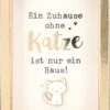 Depesche Mini-Bilderrahmen Mit Schriftzug “Ein Zuhause Ohne Katze Ist Nur Ein Haus!” -Depesche 11625 29