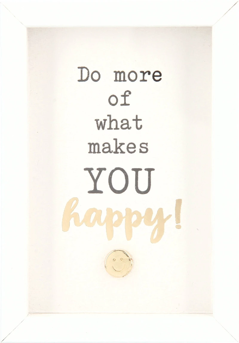 Depesche Mini-Bilderrahmen Mit Schriftzug “Do More Of What Makes YOU Happy!” 3 Depesche Mini-Bilderrahmen Mit Schriftzug “Do More Of What Makes YOU Happy!”
