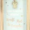 Depesche Mini-Bilderrahmen Mit Schriftzug “Dieser Schutzengel Bringt Dir Kraft, Mut & Freude.” -Depesche 11625 35