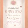 Depesche Mini-Bilderrahmen Mit Schriftzug “Genieße Die Kleinen Dinge. Sie Machen Das Leben Großartig!” -Depesche 11625 36