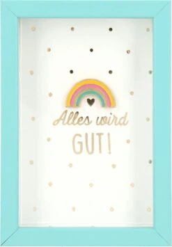 Depesche Mini-Bilderrahmen Mit Schriftzug “Alles Wird GUT!”