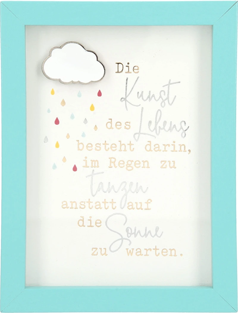 Depesche Mini-Bilderrahmen Mit Schriftzug “Die Kunst Des Lebens Besteht Darin, Im..” 3 Depesche Mini-Bilderrahmen Mit Schriftzug “Die Kunst Des Lebens Besteht Darin, Im..”