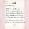 Depesche Mini-Bilderrahmen Mit Schriftzug “Mama – Liebt Ihre Kinder Auch Ohne…” -Depesche 11626 14 1