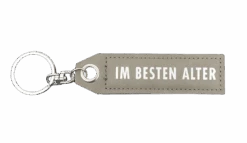 Depesche Schlüsselanhänger “Im Besten Alter” – Leder