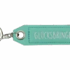 Depesche Schlüsselanhänger “Glücksbringer” – Hellblau – Leder -Depesche 11807 056