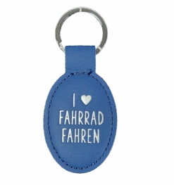Depesche Schlüsselanhänger “I Love Fahrradfahren” – Oval
