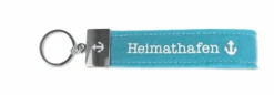 Depesche Schlaufen Schlüsselanhänger “Glücksfilz – Heimathafen” Mit Metallabschluss