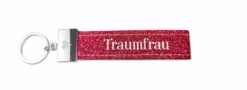 Depesche Schlaufen Schlüsselanhänger “Glücksfilz – Traumfrau” Mit Metallabschluss