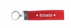 Depesche Schlaufen Schlüsselanhänger “Glücksfilz – Schatz” Mit Metallabschluss