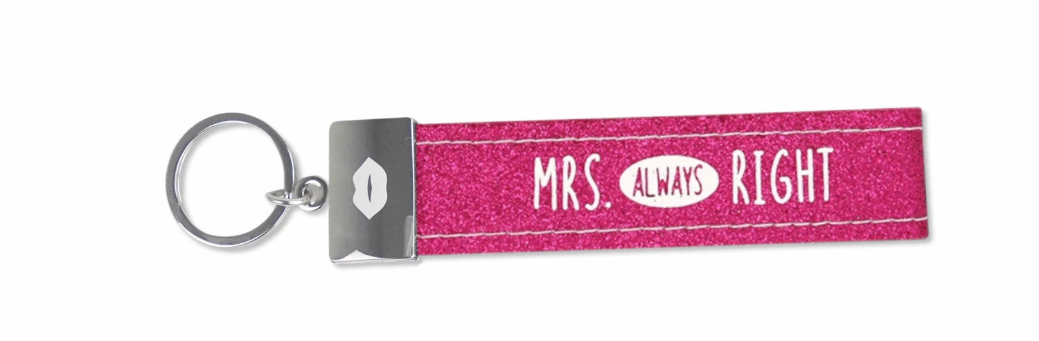 Depesche Schlaufen Schlüsselanhänger “Glücksfilz – Mrs. Always Right” Mit Metallabschluss 3 Depesche Schlaufen Schlüsselanhänger “Glücksfilz – Mrs. Always Right” Mit Metallabschluss