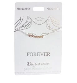 Depesche Halskette “Forever”, Versilbert