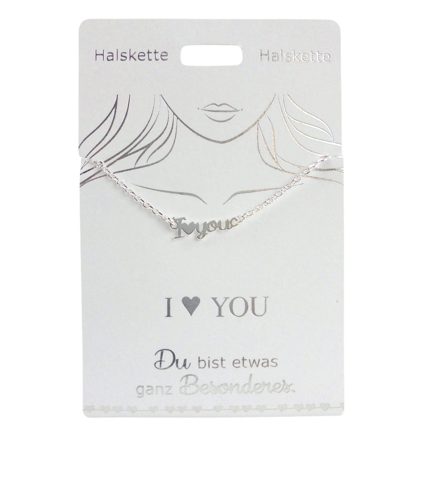 Depesche Halskette “I (Herz) You”, Versilbert 3 Depesche Halskette “I (Herz) You”, Versilbert