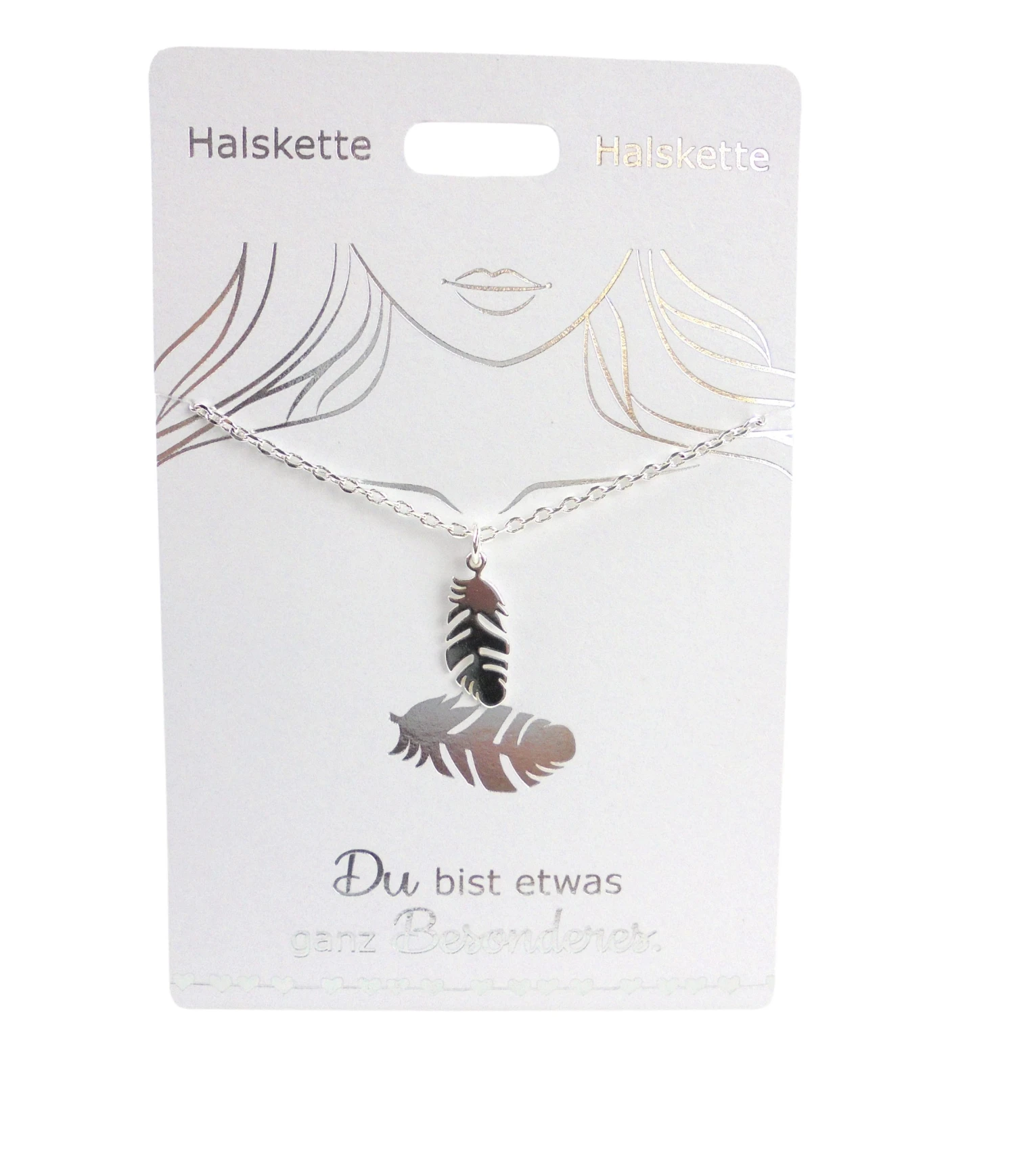 Depesche Halskette “Feder”, Versilbert 3 Depesche Halskette “Feder”, Versilbert