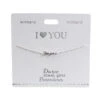 Depesche Armband “I (Herz) You”, Versilbert