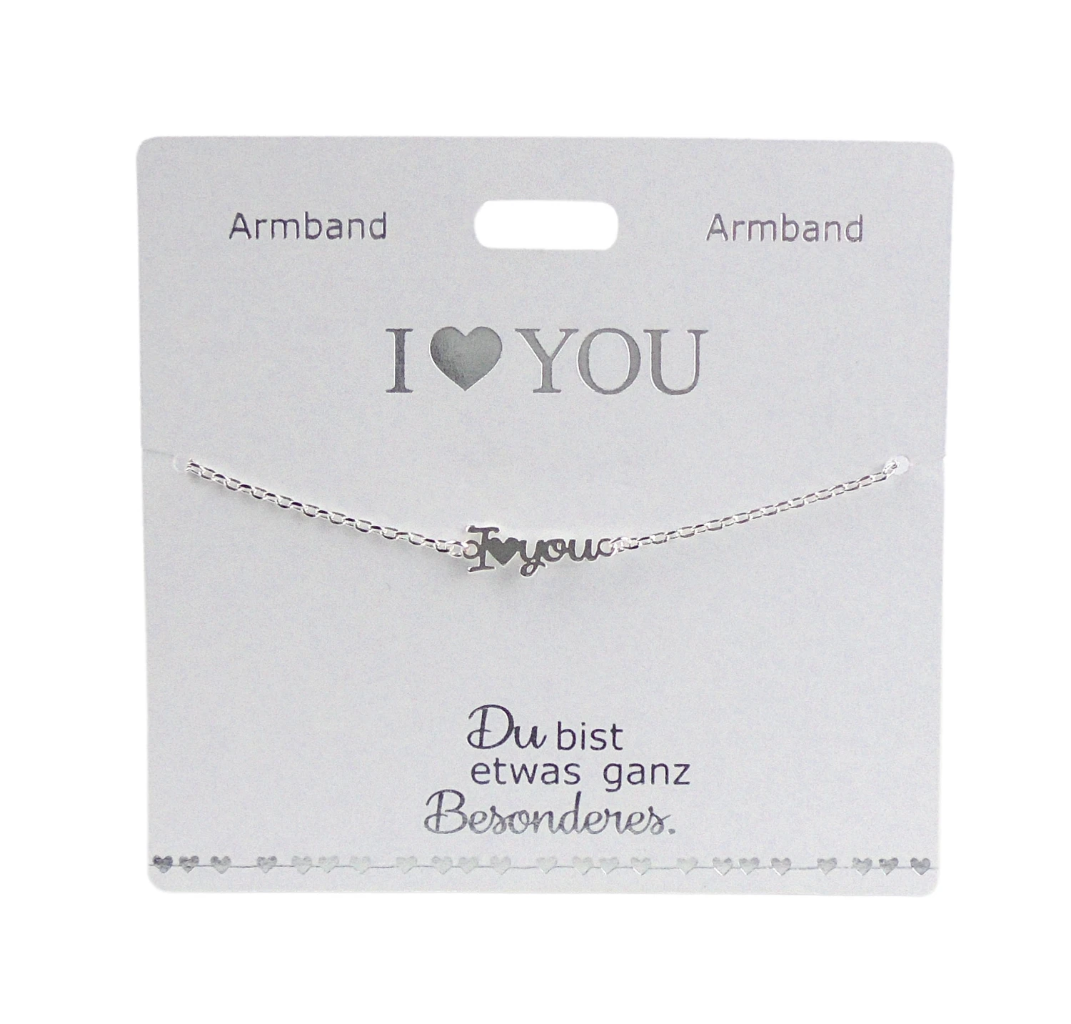 Depesche Armband “I (Herz) You”, Versilbert 3 Depesche Armband “I (Herz) You”, Versilbert