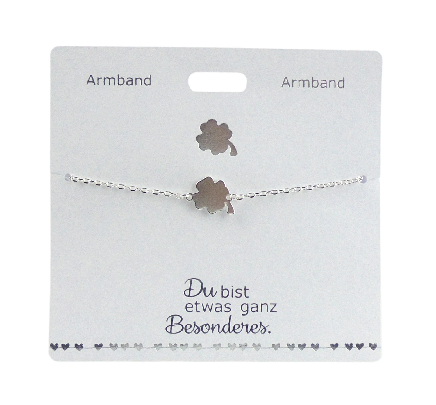 Depesche Armband “Kleeblatt”, Versilbert 3 Depesche Armband “Kleeblatt”, Versilbert